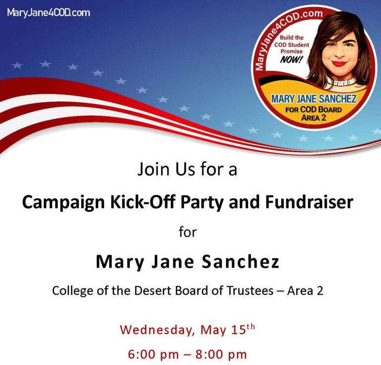 Campaign Kick-off Party and Fundraiser - May 15